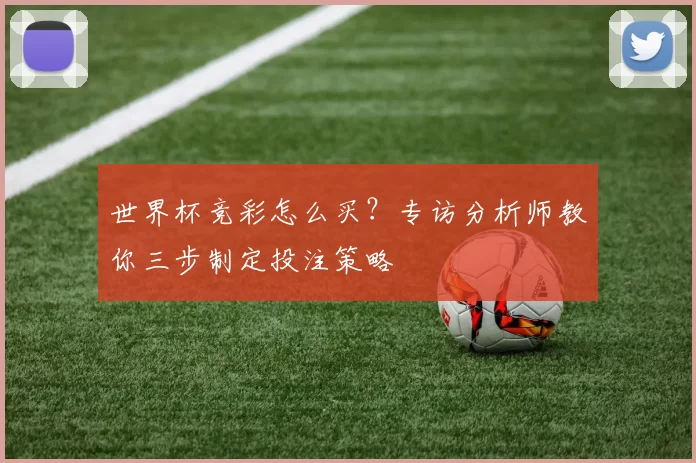 世界杯竞彩怎么买?专访分析师教你三步制定投注策略