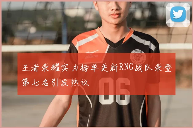王者荣耀实力榜单更新RNG战队荣登第七名引发热议